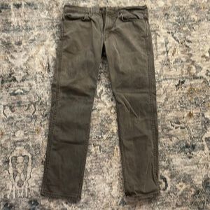 Levi’s 511 Gray/olive Jeans 34Wx32L
